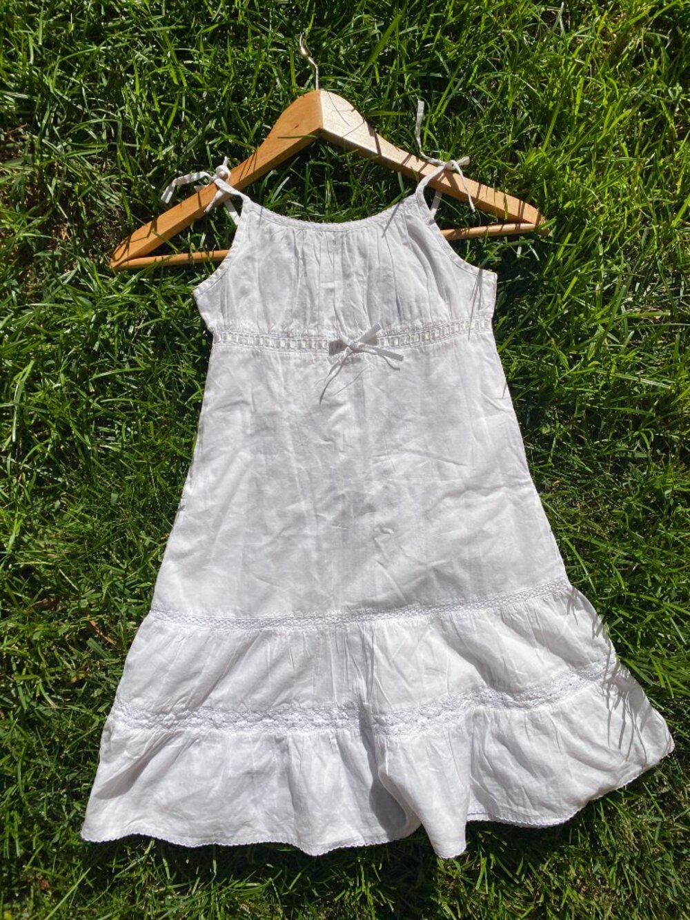 Gap Kids- White Summer Dress- XS (4-5)- NWT